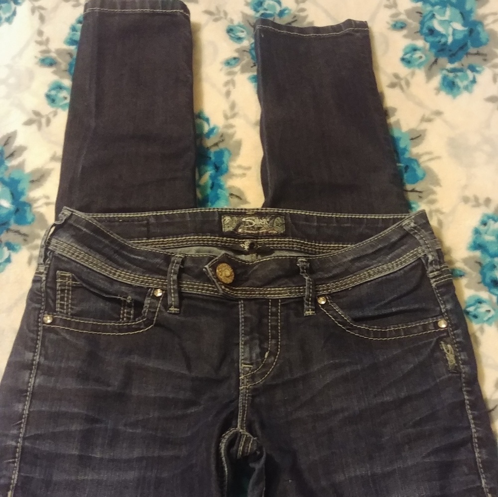 Silver jeans